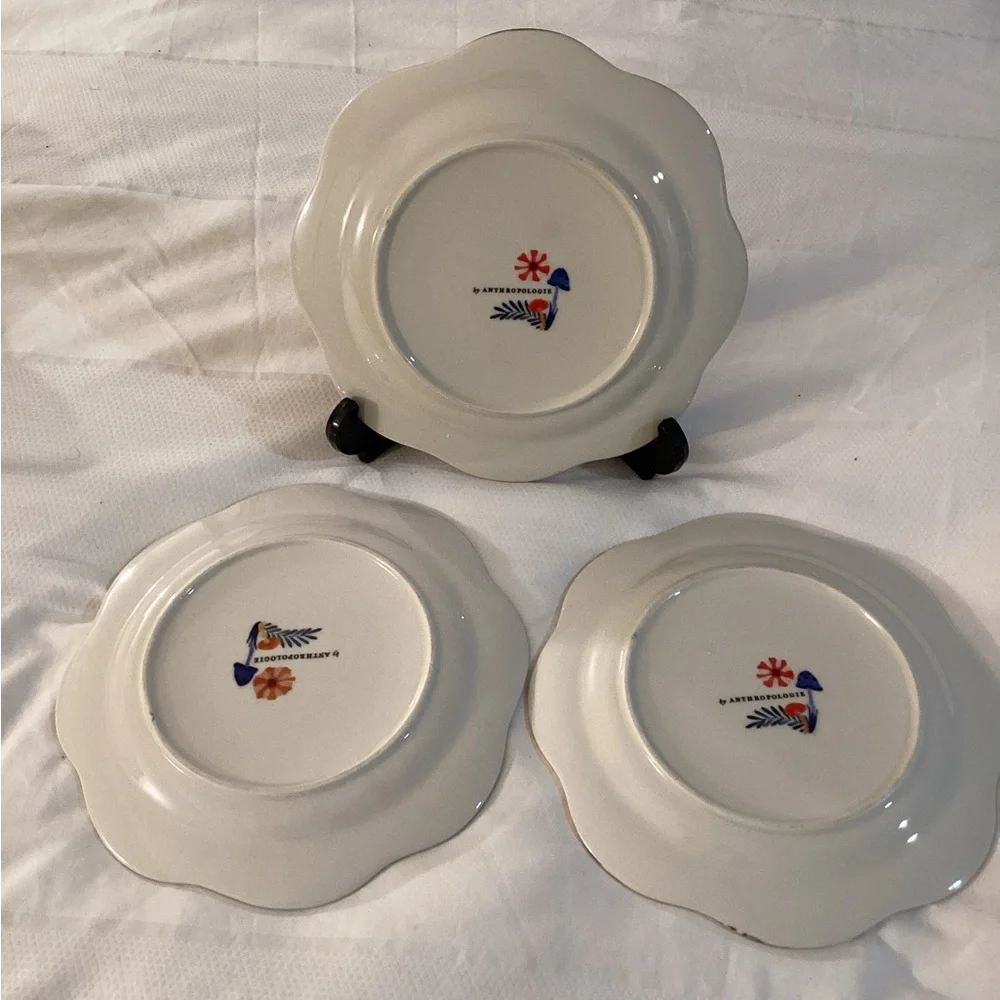 Set of Three (3) Anthropologie Astian Plates - Picture 5 of 6